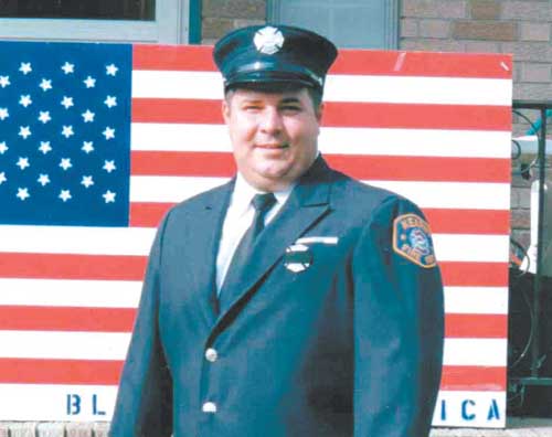 Town mourns fireman