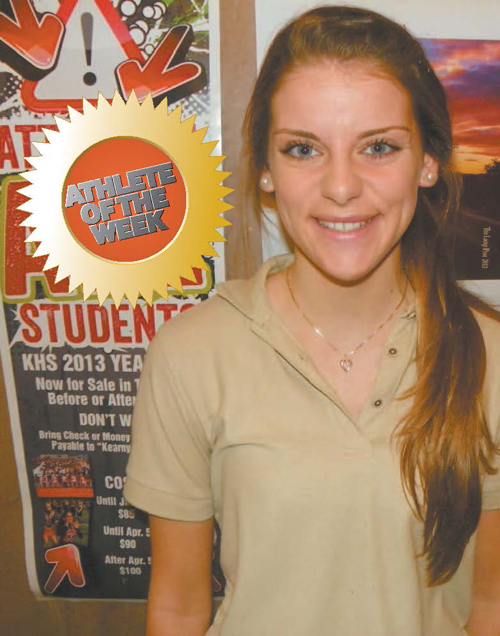 Photo by Jim HagueKearny senior athlete Haley Durning.