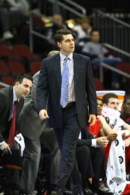 Photo courtesy Larry Levante of NJIT Athletics NJIT head coach Jim Engles has done a masterful job turning the basketball program around.