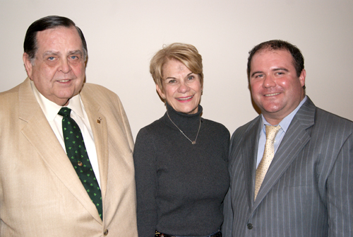 Photo by Karen Zautyk The West Hudson St. Patrick’s Parade honorees for 2013 are: Grand Marshal James J. Miller Sr. (l.), Honorary Irishwoman Carol Jean Doyle, and Deputy Grand Marshal Daniel J. Choffo.