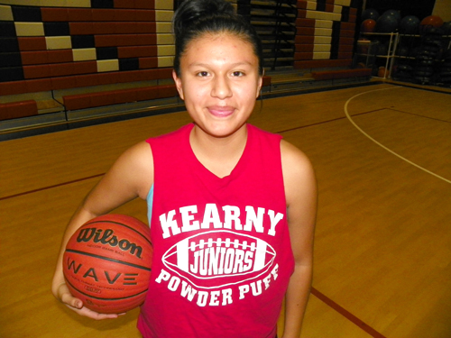 Photo by Jim Hague Kearny senior Abigail Yanchapanta showed a major improvement as a starter for the Kearny girls’ basketball team.