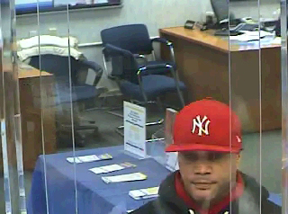 Photo courtesy Belleville P.D. A bank video captured an image of the man suspected of robbing the Valley National Bank in Belleville on Feb. 23.