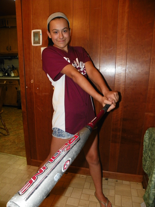 Photo by Jim Hague Survivor of two major open heart surgeries, Natalia Buscanan has contributed to the Nutley East Little League All-Star team that played in the New Jersey Little League state championships last weekend.
