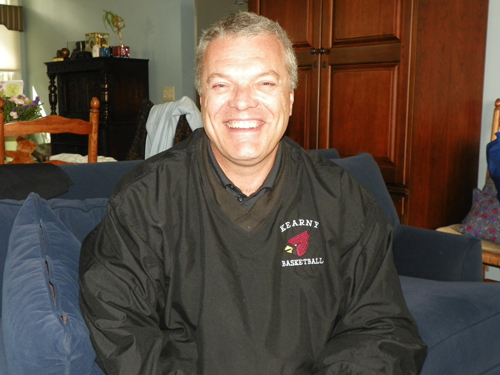 Photo by Jim Hague Kearny resident Bob McDonnell, a retired Kearny police officer, has been named as the new head boys’ basketball coach at Kearny High School.
