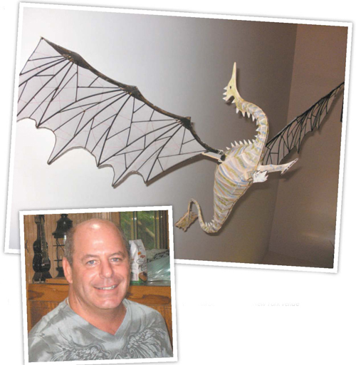 Photos courtesy of Phillip Talone KHS teacher Phillip Talone’s imaginative art work will be displayed at New York venue