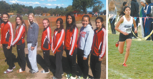 LEFT: The Kearny girls’ cross country team captured the Hudson County Championship last week, the program’s fi rst since 2009. RIGHT: Senior Erika Alzamora, shown here at the NJSIAA state sectionals a year ago, fi nished second at the Hudson County Track Coaches Association meet last week.