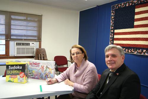 Photo by Karen Zautyk Nutley’s annual Holiday Treasure Chest Adopt-a-Family project is in the competent hands of coordinator Annmarie Nicolette and Commissioner Steven Rogers. Sponsors are currently being recruited.