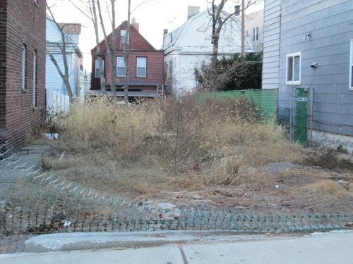 Photo by Ron Leir It’s still a vacant lot but Habitat for Humanity still intends to build at 41 Kearny Ave.