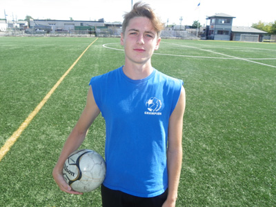 Photo by Jim Hague Senior Alexi Velaszquez is Kearny’s top returning scorer. Velazquez scored 10 goals last season before getting injured.