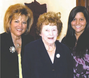 Photos courtesy Bernadette Antonelli Bernadette Antonelli (l.), her mother, the late Alice Belfiore, and her daughter Brianna Antonelli at Arlington Tax & Bookkeeping Service in Kearny.